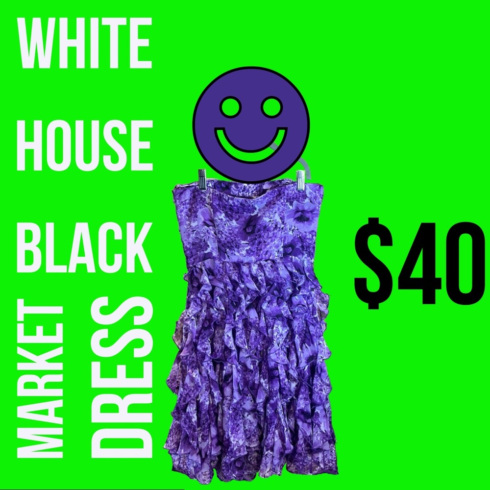 White House Black Market Dress, knee Length Lilac Dress Size 2 cocktail party